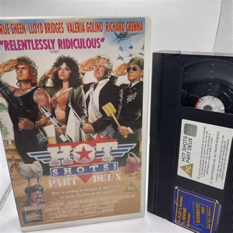 HOT SHOTS PART Deux 1993 Big Box Ex Rental VHS Tape 5 95 PicClick UK
