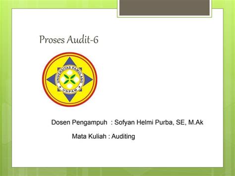 Proses Audit 6 Internal Auditppt