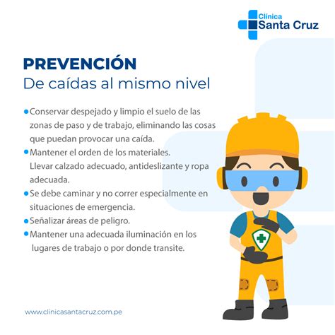 Prevenci N De Ca Das Al Mismo Nivel Salud Ocupacional Cl Nica Santa