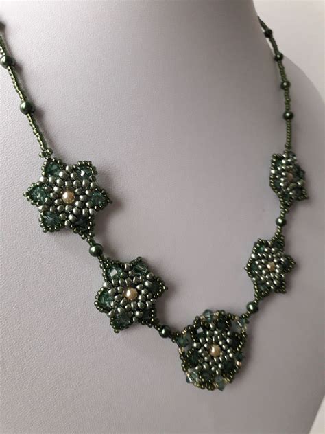 Handcrafted Swarovski Crystal Beaded Necklace