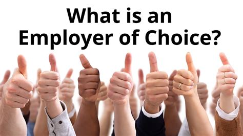 What Is An Employer Of Choice Youtube