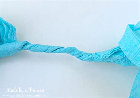 How To Make Tassel Garland Using Crepe Paper Streamers Made By A Princess