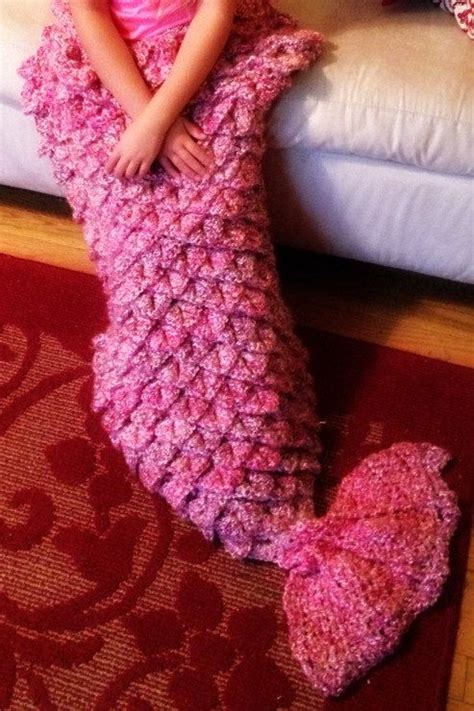 Mermaid Princess Cuddle Critter Mermaid Tail Laphan Mermaid Afghan