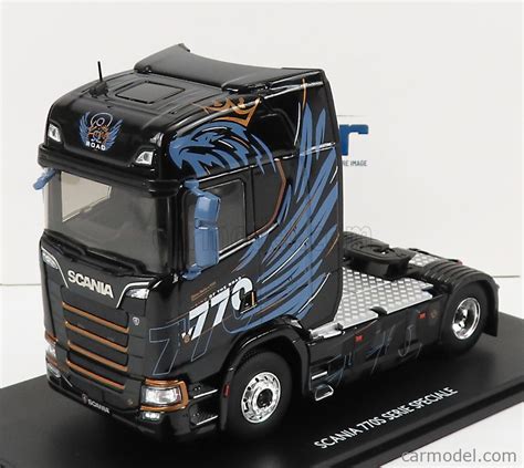 ELIGOR 117317 Scale 1 43 SCANIA S770 V8 TRACTOR TRUCK 2 ASSI 2021 BLACK