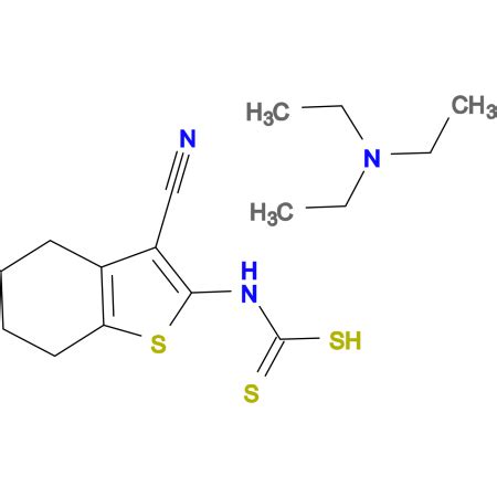 3 Cyano 4 5 6 7 Tetrahydro 1 Benzothien 2 Yl Carbamodithioic Acid N