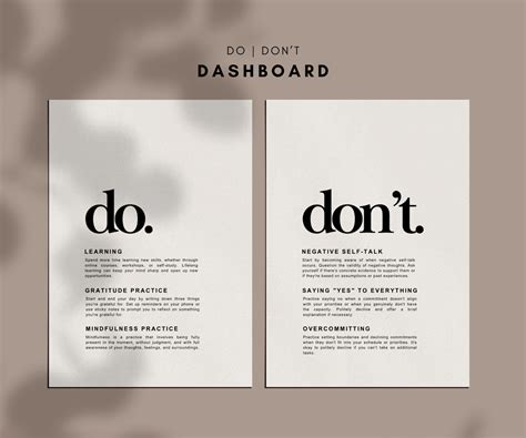 Printable Dashboard, Printable Aesthetic Dashboards, Minimal Planner ...