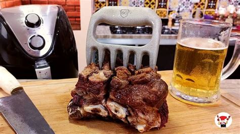 Como Fazer Churrasco De Costela De Boi Na Airfryer Food Air Fryer Steak