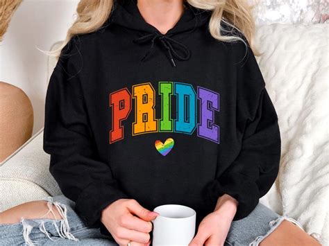 Pride Hoodie Lgbtq Hoodie Lgbt Friendly Hoodie Lgbt Support Hoodie