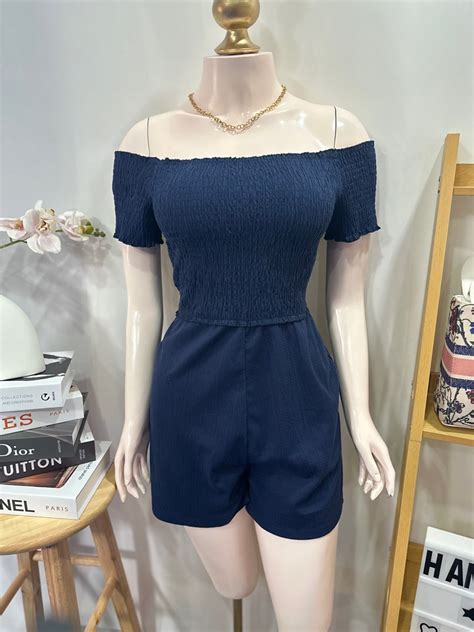 Bershka Smocked Romper Womens Fashion Dresses And Sets Rompers On