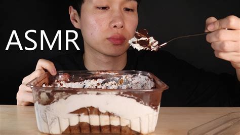 트레이더스 티라미수 Asmr Tiramisu Eating Sounds No Talking Mukbang Youtube