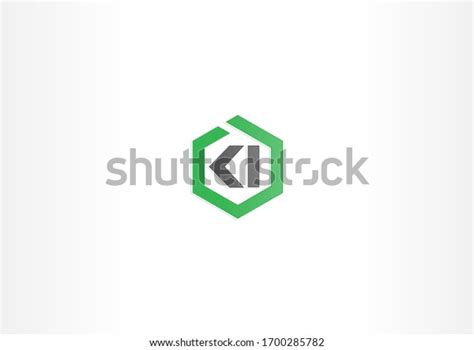 Initial Ki Ci Vector Logo Design Stock Vector Royalty Free 1700285782