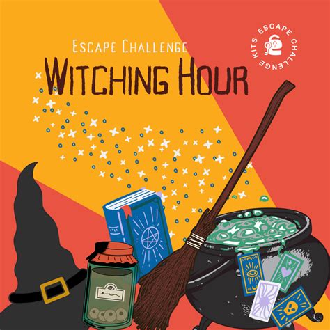 Halloween Witching Hour Escape Room At Home Escape Challenge Kits