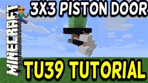 Minecraft Slime Block 3x3 Piston Door Tu39 Ps3 Xbox Ps4 Youtube