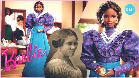 BARBIE MATTEL MAKES HISTORY MADAM CJ WALKER DOLL YouTube