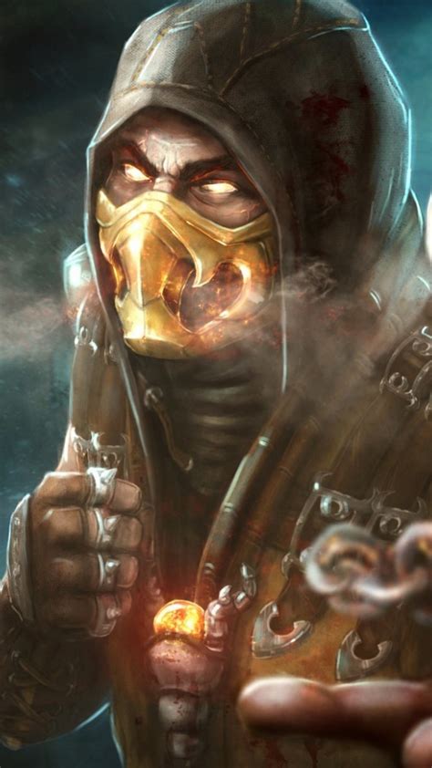 Wallpaper Mortal Kombat X Scorpion Art Character Scorpion Mortal Combat Xl Walpaper Hd