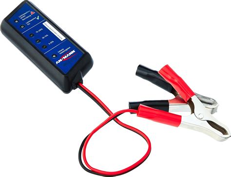 ANSMANN Tester Per Batterie Auto 12V Voltaggio Livello Ricarica