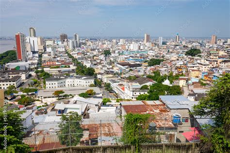 Guayaquil, Ecuador. Traditional colonial architecture in second largest ...