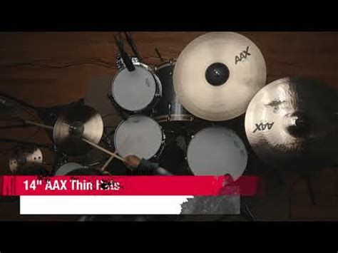 Sabian Aax Thin Hi Hat Cymbals Pair Reverb