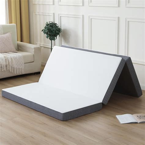 6 Inch Folding Mattresses Full Size Yugyvob Foldable Mattress With Non Slip Bottom And