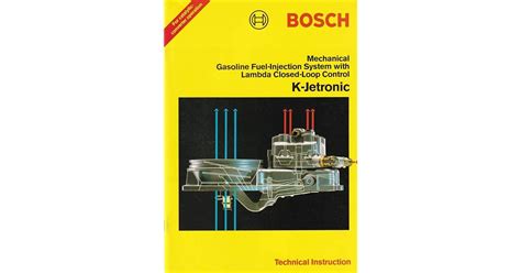 K Jetronic Bosch Technical Instruction Series By Robert Bosch