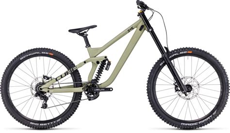 Buy The New Cube Stereo Two15 Race 27 5 2023 Olive Black Downhill Bike