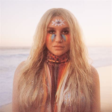 Kesha Goes Completely Naked In A Rushing River Covered By Only Her Latest Album Cover The Us Sun