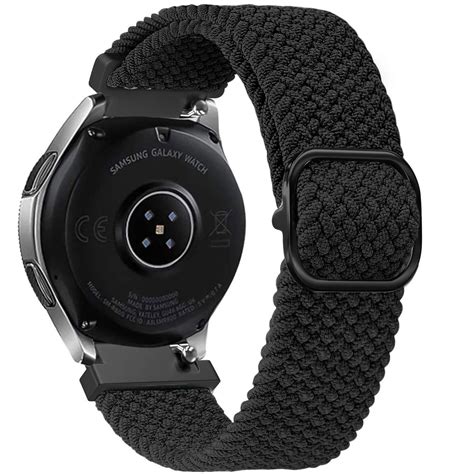 Huawei Watch GT 3 Pro 46mm Verstellbares Gewebtes Nylonband Schwarz