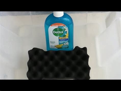 ASMR Sponge Squeezing Dettol Disinfectant Sponge Asmrsounds Asmr