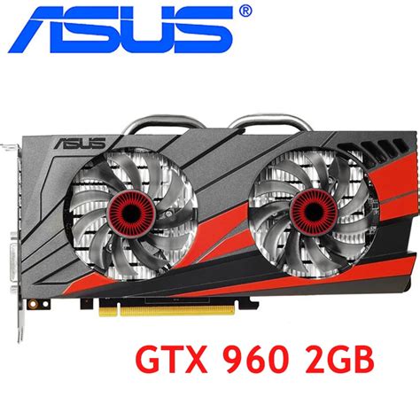 Placa De Vídeo Asus Gtx 960 2gb 128bit Gddr5 Placas Gráficas Para