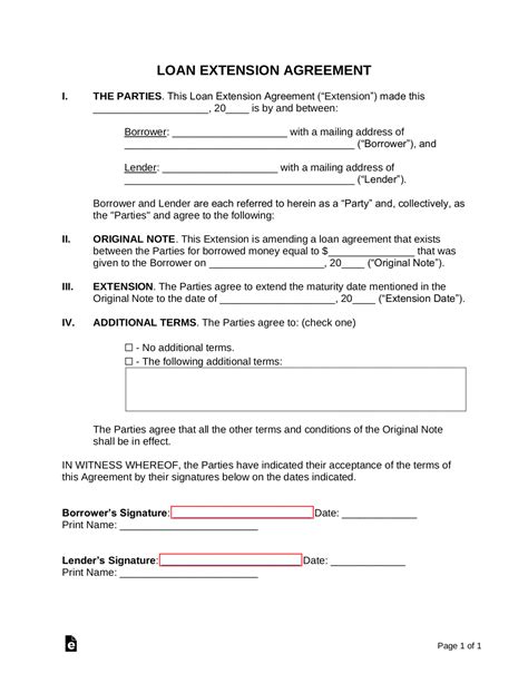 Fillable Form Ny Mortgage Extension Printable Forms Free Online