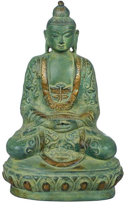 Bungalow Rose Tibetan Buddhist Lord Buddha In Dhyana Mudra Meditation