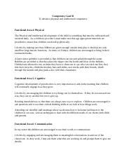 Competency Goal II Docx Competency Goal II To Advance Physical And