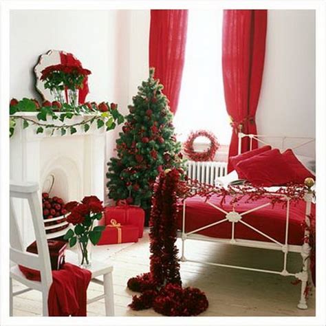 Elegant Interior Theme Christmas Bedroom Decorating Ideas Christmas