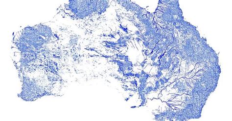 Australia Plotted By Every Mapped Stream And River All 1 3 Million Of Them [oc] Album On Imgur