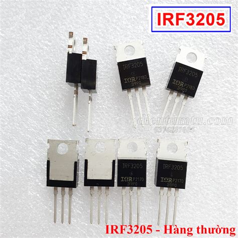 MOSFET IRF3205 3205 kênh N TO 220 110A 55V Lưng đồng dày Shopee