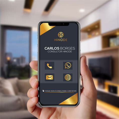 Cartão de Visita Digital Interativo Hinode Elo7