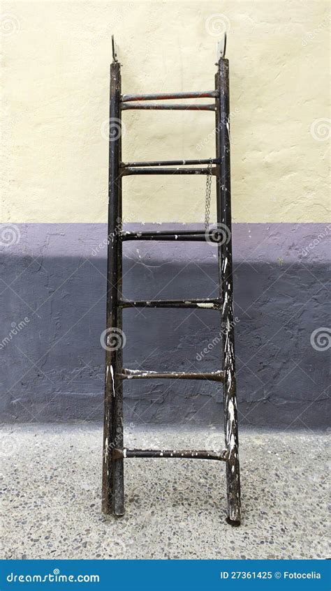 Ladder Painter Stock Image Image Of Relief Shape Wood 27361425