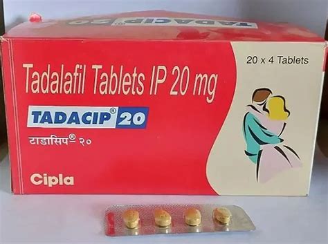 Tadacip 20 Mg Tadalafil Tablet At Rs 250 Stripe Cialis In Surat ID