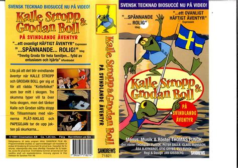 Kalle Stropp Grodan Boll P Svindlande Ventyr Vhs Boa Video