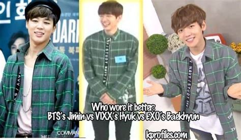 Who Wore It Better Bts S Jimin Vs Vixx S Hyuk Vs Exo S Baekhyun