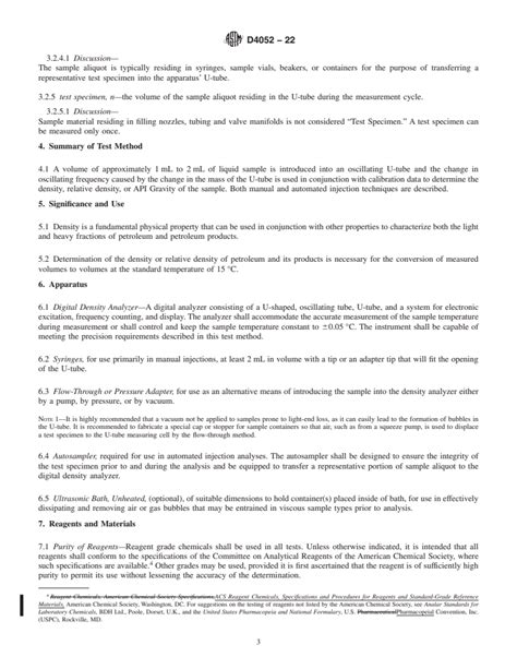 Astm D Standard Test Method For Density Relative Density And