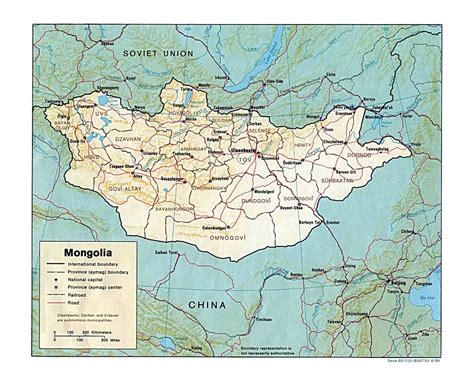 Maps Of Mongolia Collection Of Maps Of Mongolia Asia Mapsland