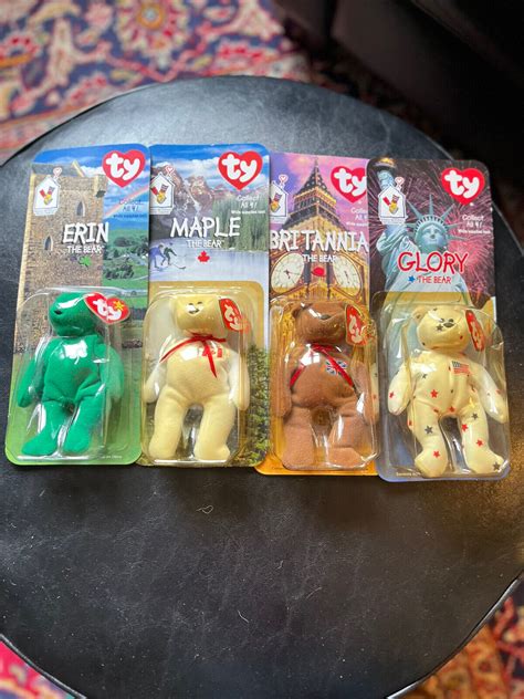 Ty Beanie Babies Mcdonalds International Bears Set Of With Tag