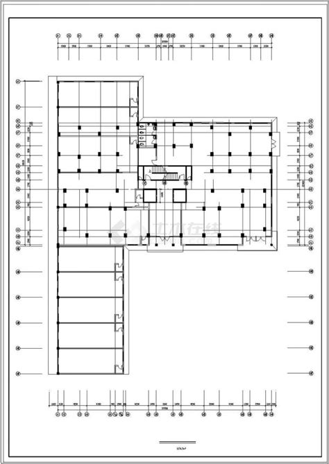 某地区商住楼建筑cad施工图纸住宅小区土木在线