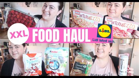 XXL FOOD HAUL LIDL 86 WOCHENEINKAUF FAMILIE ESSENSPLAN Fräulein