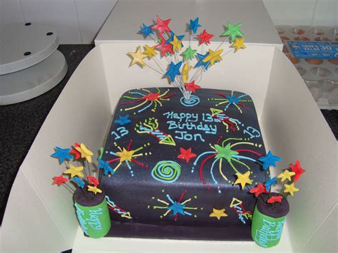 Firework Cake — Birthday Cakes Fireworks Cake Cool