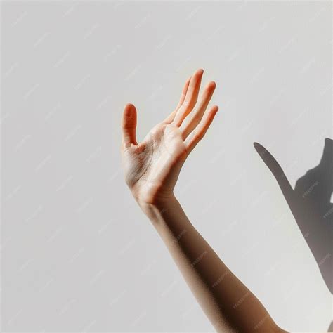 A Persons Hand Is Reaching Up To The Sky With A Shadow Of A Shadow Of A
