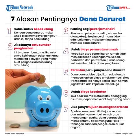 Infografis Alasan Pentingnya Dana Darurat Foto