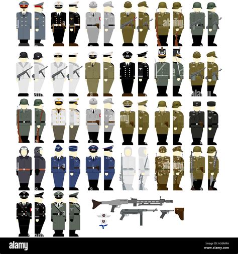 Uniformes de la wehrmacht Banque d images détourées Alamy