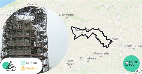 Van Roeselare Naar De Vredesmolen Recreatieve Fietsroute Routeyou